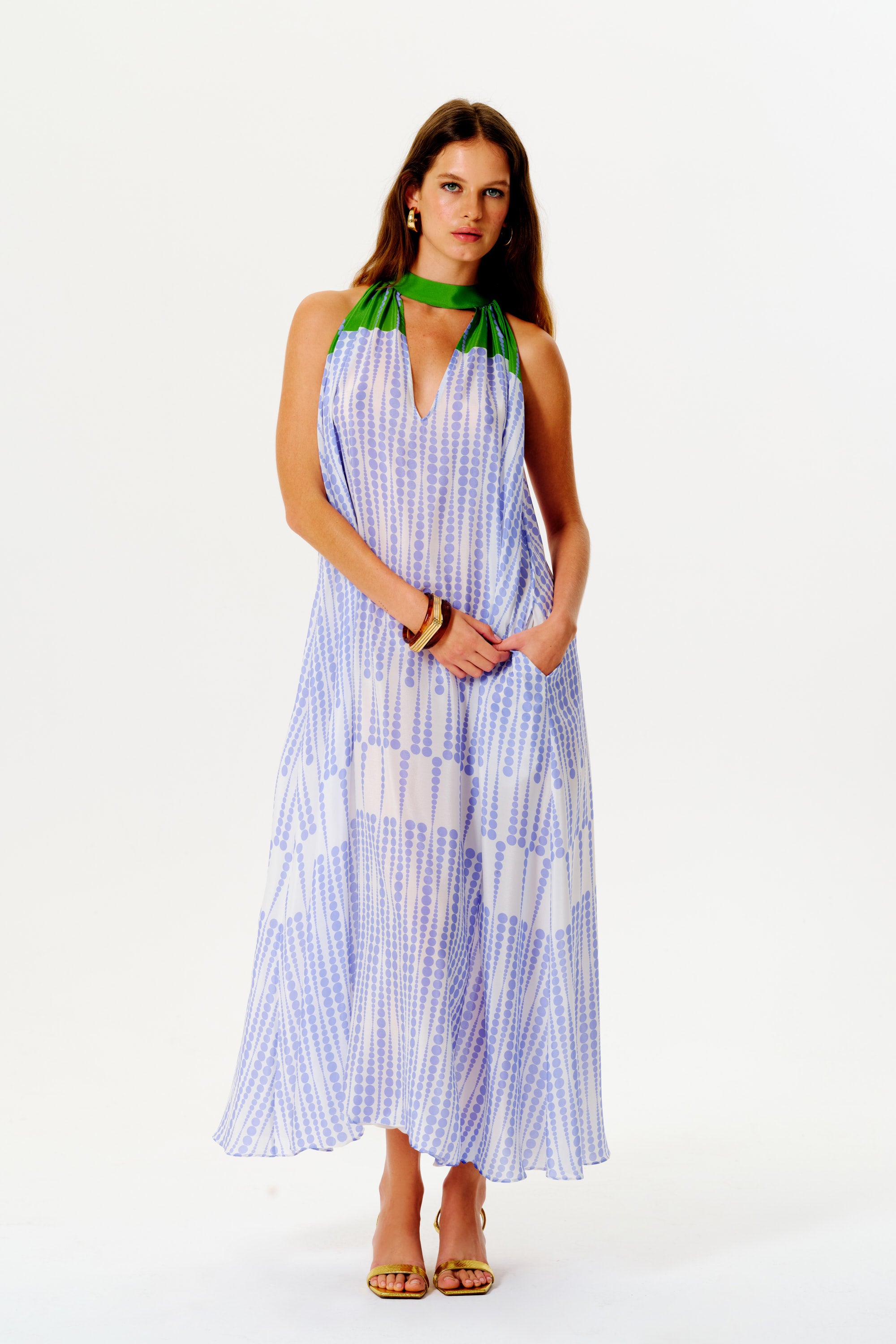 Amber Silk Dress