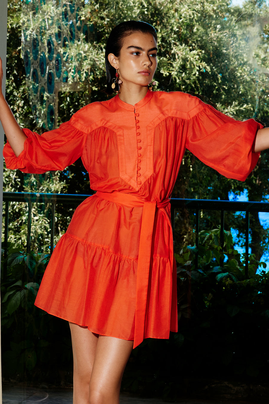 Alisya Mini Dress | Orange