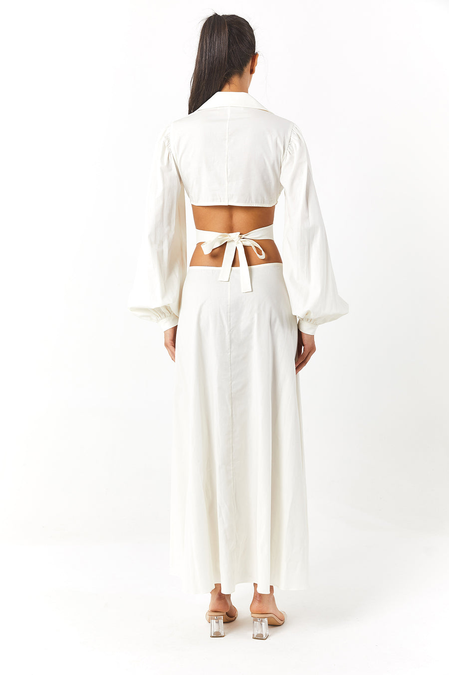 Popuna Dress | White
