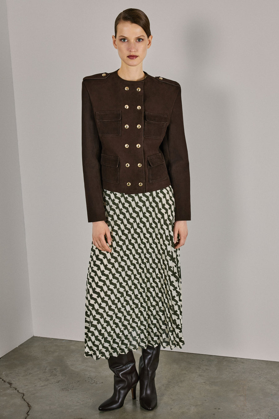 Jazmin Suede Jacket | Rich Brown