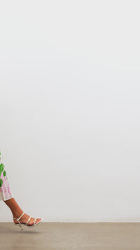 gathered waist midi dress in parrot green Yves Maxi Dress