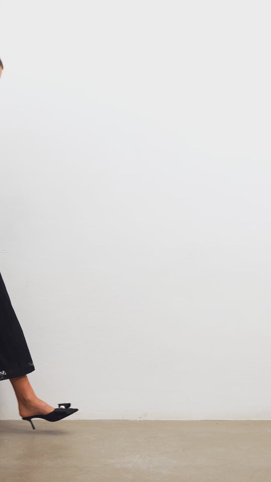 Ines Lace Shirt | Black