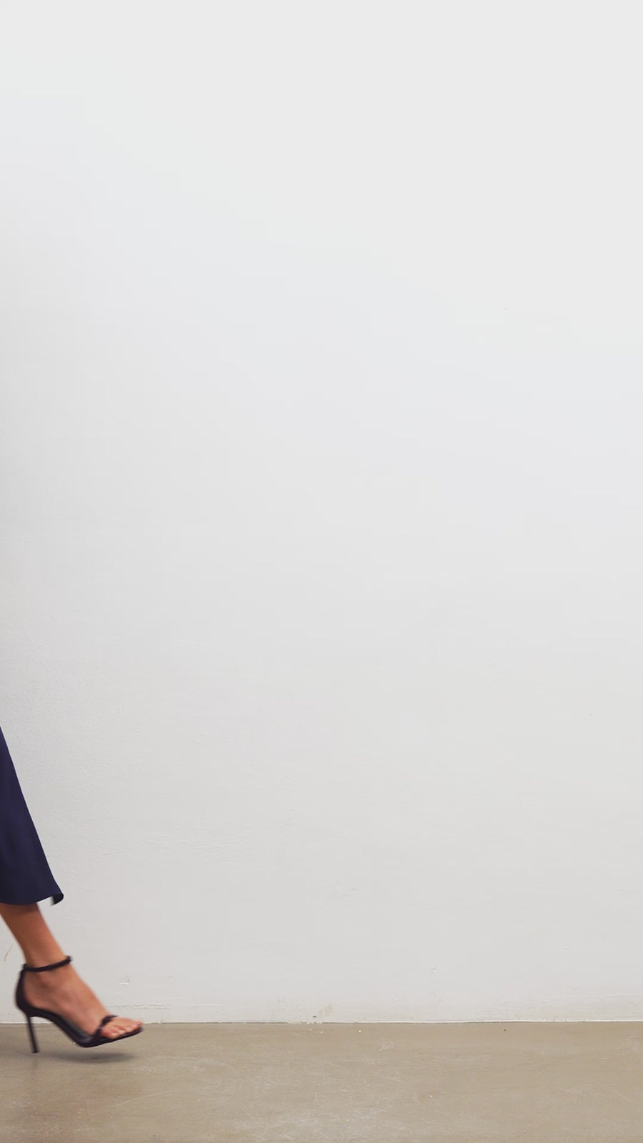 Serena Silk Dress | Dark Navy