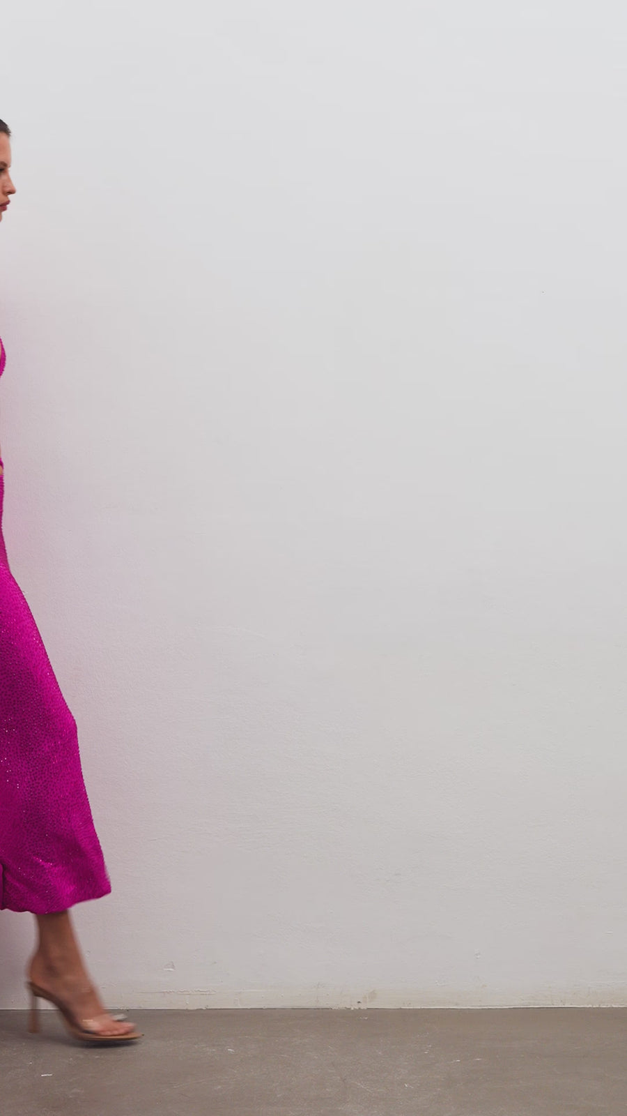 Kira Long Sleeved Top | Fuschia