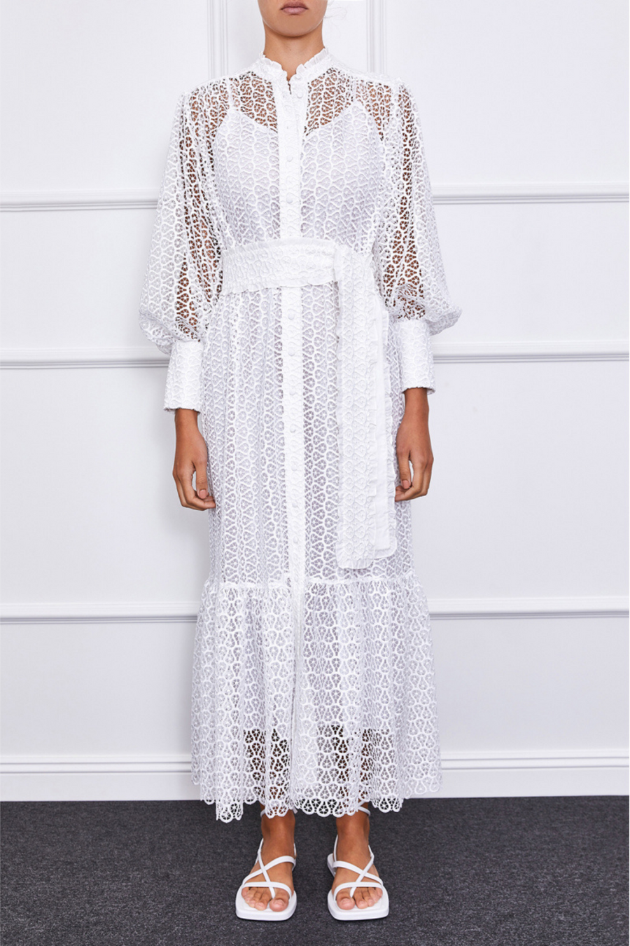 Jasmine Maxi Dress (White II)