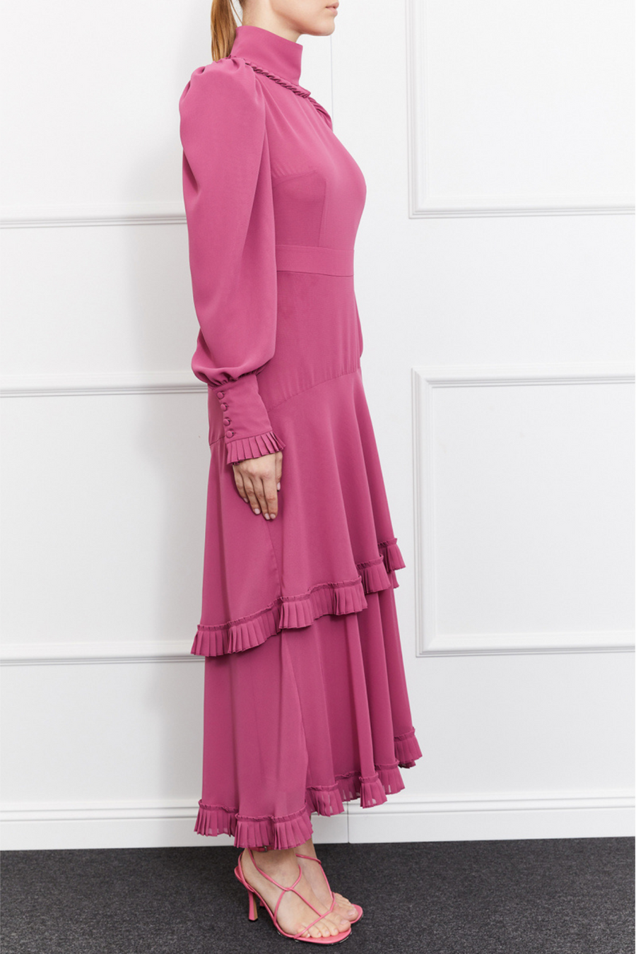 Adriana Turtleneck Dress (Pink)