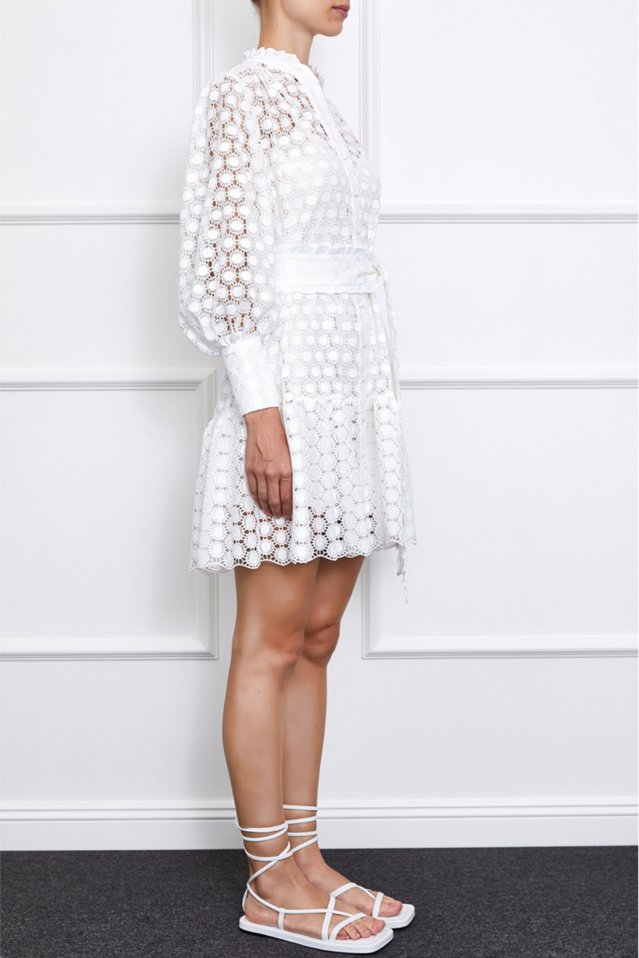 Jasmine Mini Dress (White II)