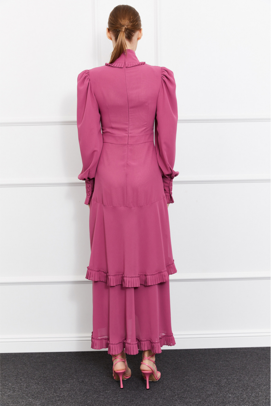 Adriana Turtleneck Dress (Pink)
