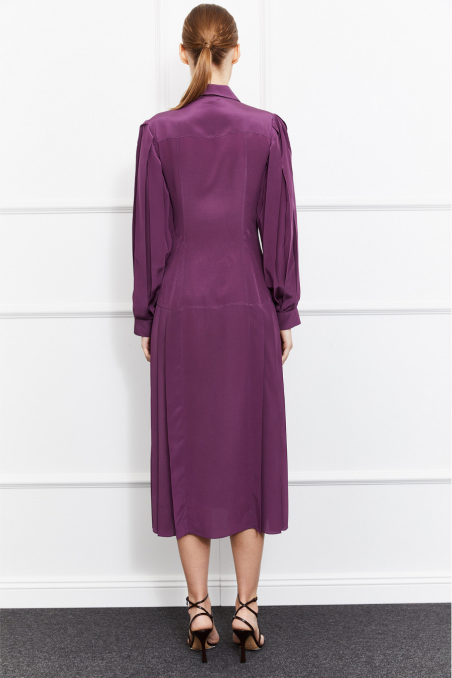 Gigi Silk Dress (Purple)