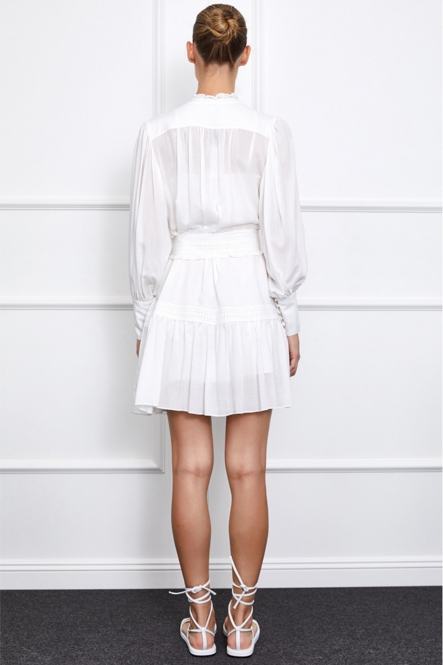 Jasmine Mini Dress (White I)