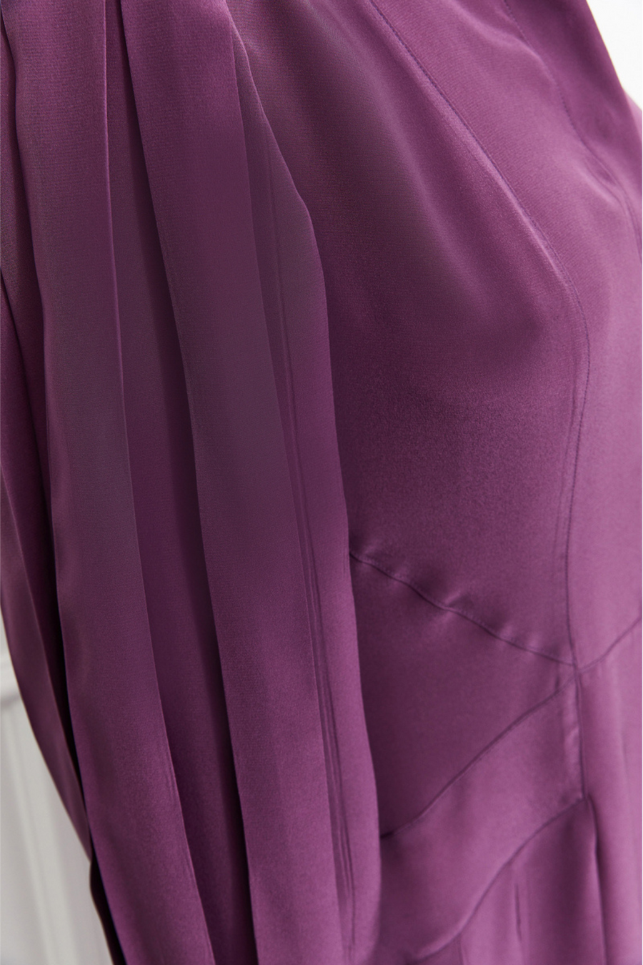 Gigi Silk Dress (Purple)