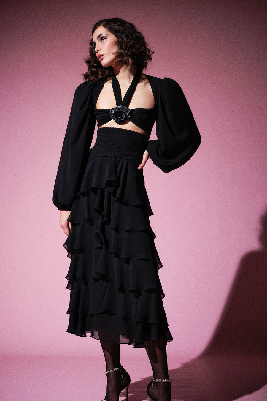 Rosaline Dress | Midnight Black